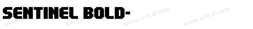 Sentinel Bold字体转换
